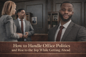 Office politicking does not have to be duplicitous. It exist virtually to all organizations. They are the activities performed by individuals to improve their status and advance their personal agenda.